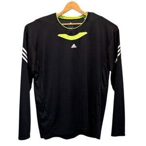 Adidas Climacool Shirt Black Size 2XL Long Sleeve Performance Shirt